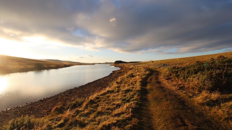 A Sunday afternoon walk at Threipmuir Reservoir in the Pentland Hills.